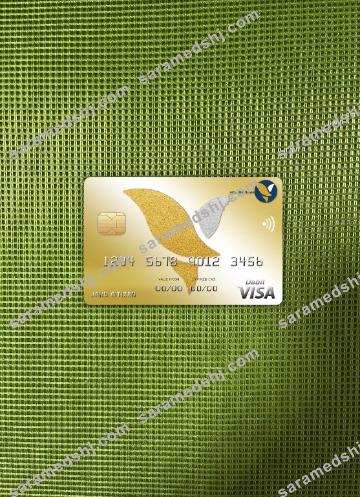 Cambodia Acleda bank visa card photolook front